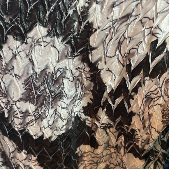 Komarov Floral Chiffon Midi Dress NWT 1X $350 - Picture 7 of 8